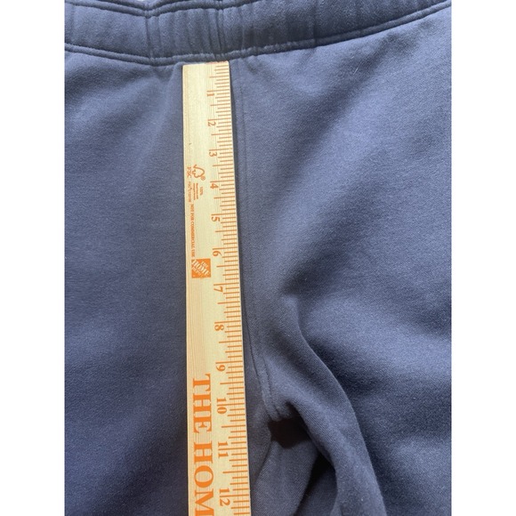 Champion Heavy Joggers Men's Lg Blue Snap Pockets Zip Legs Retro Comfy Luxury - Picture 5 of 16